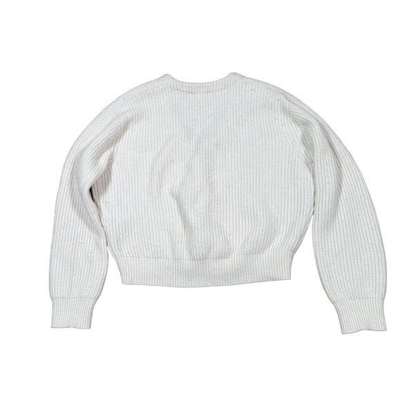 MAJE Ecru Millo Cropped Wool Blend Cardigan Women's Sz 1 - Picture 5 of 12